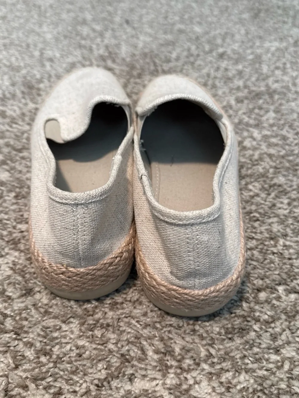 Esprit Beige Linen Slip-On Espadrilles - Women